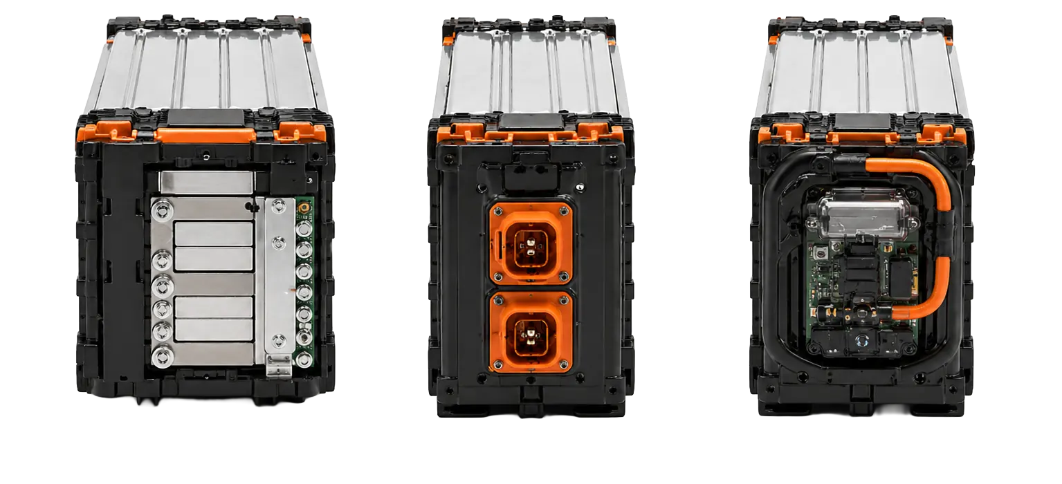 Illustration Wartbarkeit – modulares Batteriepack